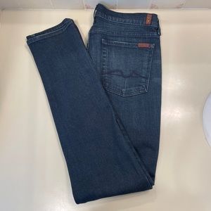 7 For all mankind Roxanne dark wash jeans. Size 31